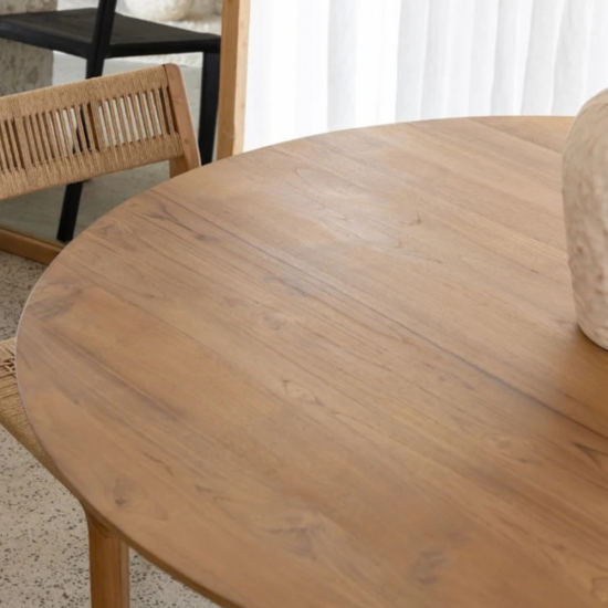 Tiram Dining Table Natural Set