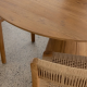 Tiram Dining Table Natural Set