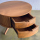 Ulfia Coffee Table Meja Ruang Tamu Bulat Kayu Jati 2 Laci Ulfia Coffee Table Meja Ruang Tamu Bulat Kayu Jati 2 Laci