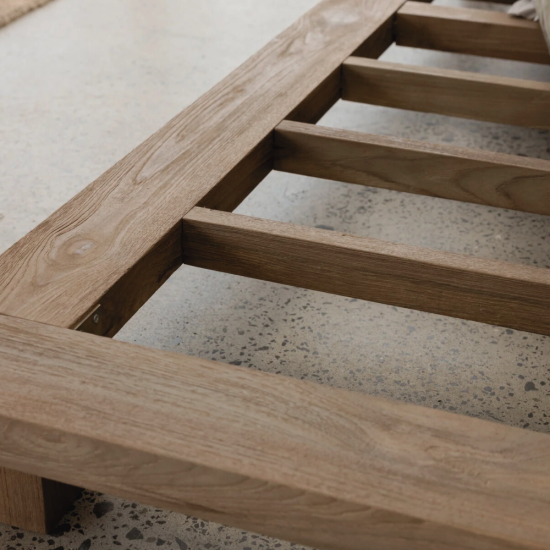 Yuma Reclaimed Teak Bed Base