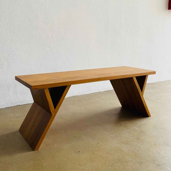 Zabar Bench Bangku Minimalis Kayu Jati Solid