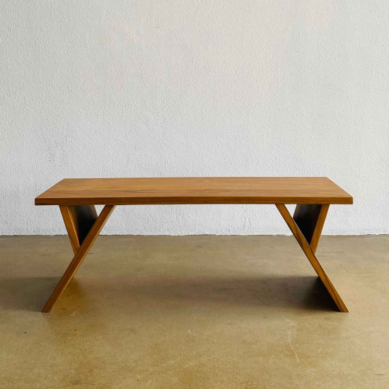 Zabar Bench Bangku Minimalis Kayu Jati Solid