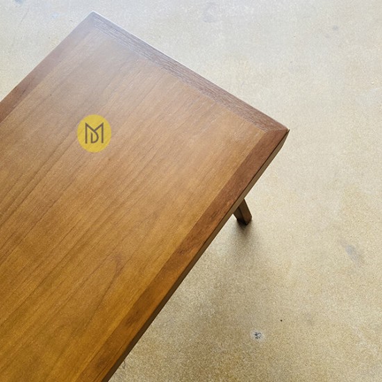 Bangku Minimalis Kayu Jati Solid Panjang Ayya