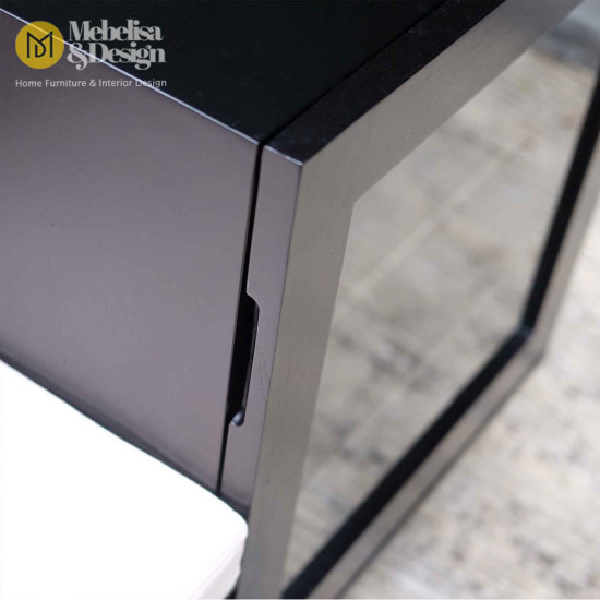 Bangku Rak Sepatu Kayu Jati Minimalis Serbaguna