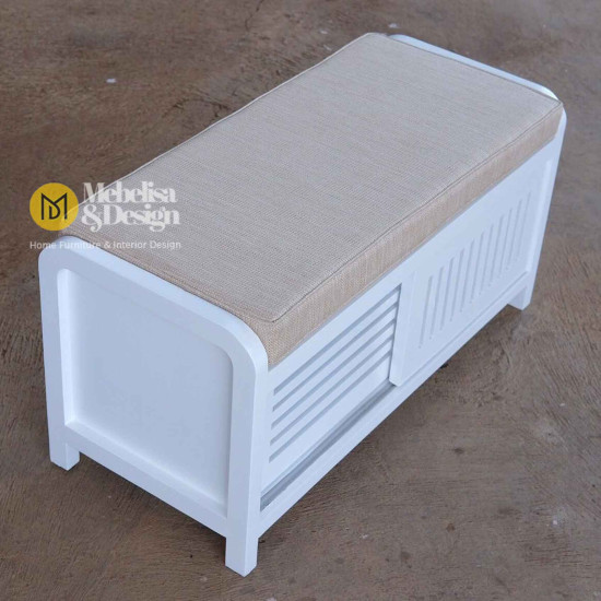 Bangku Tempat Sepatu dan Sandal Minimalis Duko
