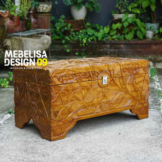 Box Storage Kotak Tempat Penyimpanan Serbaguna Ukiran Kayu Jati Box Storage Kotak Tempat Penyimpanan Serbaguna Ukiran Kayu Jati