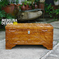 Box Storage Kotak Tempat Penyimpanan Serbaguna Ukiran Kayu Jati