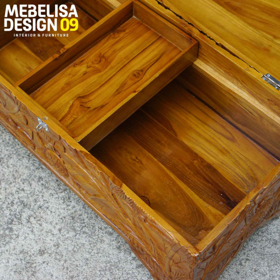 Box Storage Kotak Tempat Penyimpanan Serbaguna Ukiran Kayu Jati Box Storage Kotak Tempat Penyimpanan Serbaguna Ukiran Kayu Jati