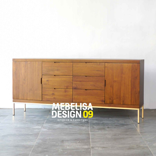Bufet Credenza Pajangan Ruang Tamu Jati Terbaru Modern Bufet Credenza Pajangan Ruang Tamu Jati Terbaru Modern