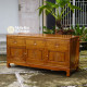 Bufet Kayu Jati Minimalis 3 Pintu 3 Laci Ukiran China