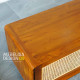 Bufet Meja TV Retro Minimalis 2 Pintu Anyaman