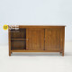 Bufet Minimalis Modern 3 Pintu Sliding Kayu Jati