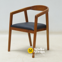 Kursi Makan Minimalis Kayu Jati Scandinaavian Francie
