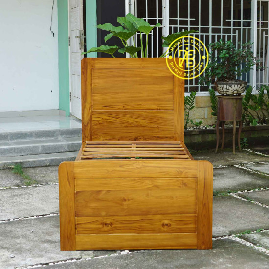 Dipan Sorong Tempat Tidur Anak Minimalis Kayu Jati