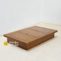 Dipan Tempat Tidur Lesehan Minimalis Kayu
