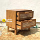 Meja Bedside 2 Laci Rotan Bahama Meja Bedside 2 Laci Rotan Bahama