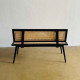 Kana Bench Bangku Teras Minimalis Retro Anyaman Rotan