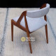 Kris Kursi Makan Retro Modern Kayu Jati Jok