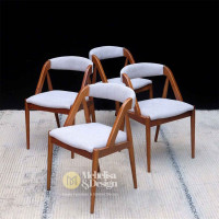 Kris Kursi Makan Retro Modern Kayu Jati Jok Kris Kursi Makan Retro Modern Kayu Jati Jok