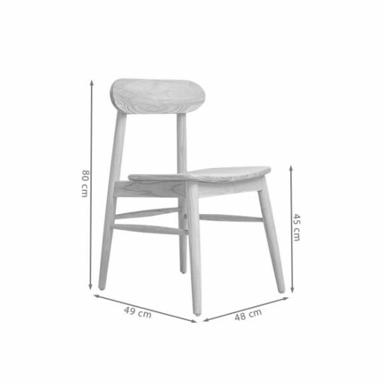 Kursi Resto Kayu Jati Minimalis Yoko