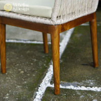 Kursi Bangku Rotan Kayu Jati Retro Modern Kursi Bangku Rotan Kayu Jati Retro Modern