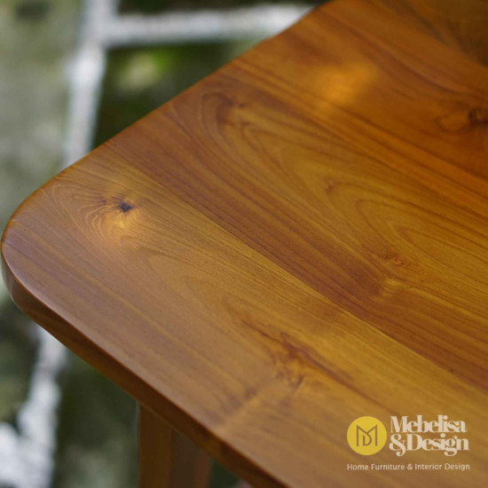Kursi Bar Kayu Minimalis Kombinasi Rotan Scandinavian