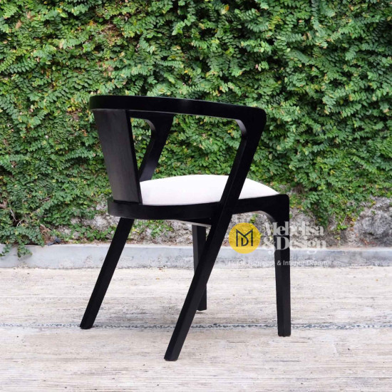 Kursi Cafe Minimalis Kayu Jati Scandinavian Style