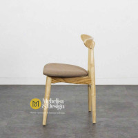 Kursi Cafe Minimalis Model Retro Scandinavian Bleaching