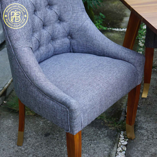 Kursi Makan Minimalis Jok Mewah Set Meja Scandinavian Jati