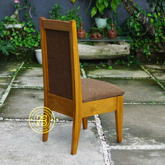 Kursi Makan Minimalis Kayu Jati Sandaran Dudukan Jok With Storage