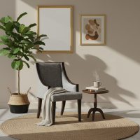 Kursi Makan Modern Minimalis Monarch Kayu Jati