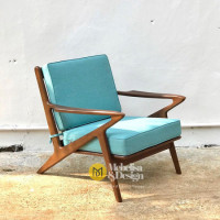 Kursi Sofa Santai Single Scandinavian Minimalis