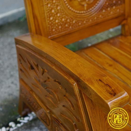 Kursi Tamu Minimalis Set 211 Plus Meja Ukiran Jepara