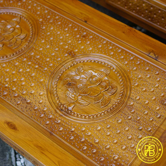 Kursi Tamu Minimalis Set 211 Plus Meja Ukiran Jepara