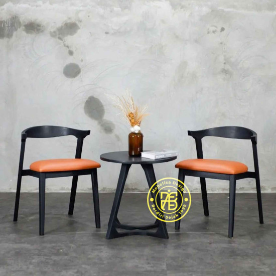  Kursi Teras Set Meja Kopi Bulat Model Scandinavian