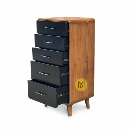 Lemari Laci Kayu Scandinavian Modern Lozi