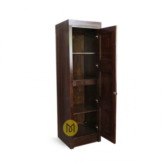 Lemari Baju 1 Pintu Kayu Jati Frency