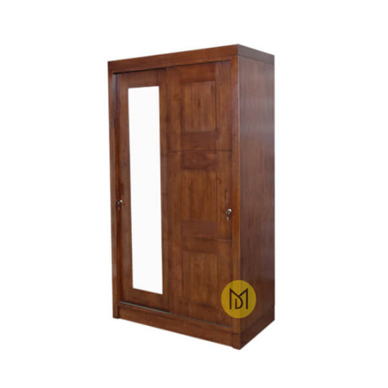 Lemari Pakaian Kayu Jati 2 Pintu Minimalis Sliding Lemari Pakaian Kayu Jati 2 Pintu Minimalis Sliding
