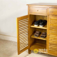 Lemari Tempat Sepatu dan Sandal Minimalis Krepyak