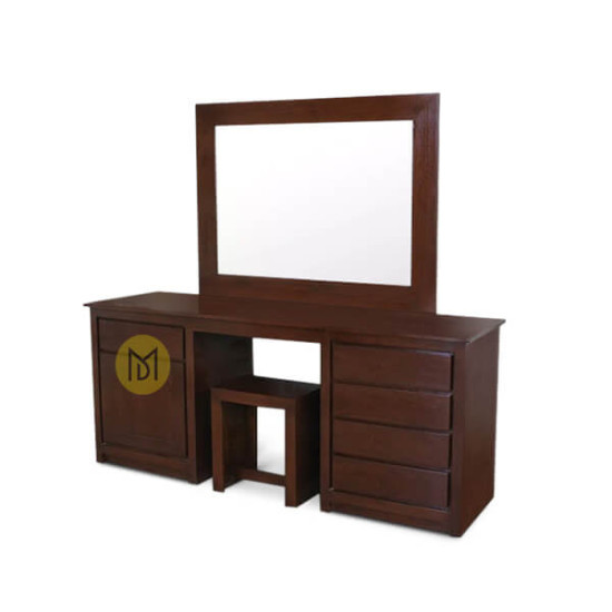 Meja Rias Minimalis Modern Kayu Jati Tania
