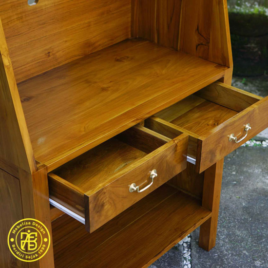Meja Belajar Kayu Jati Minimalis Scandinavian Modern Meja Belajar Kayu Jati Minimalis Scandinavian Modern