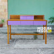 Meja Belajar Modern Minimalis Scandinavian Jati