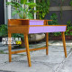Meja Belajar Modern Minimalis Scandinavian Jati