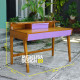 Meja Belajar Modern Minimalis Scandinavian Jati