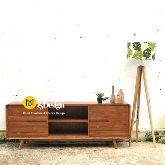 Meja Bufet TV Jati Scandinavian Javon