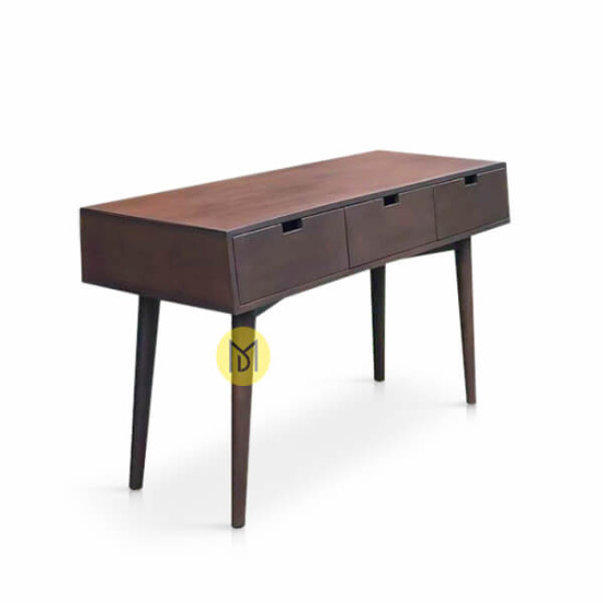 Meja Console Retro Jati 3 Laci Modern Emin Meja Console Retro Jati 3 Laci Modern Emin