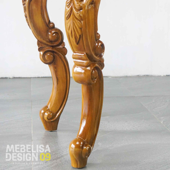 Meja Konsol Dinding Ukiran Antik Vintage Kayu Jati