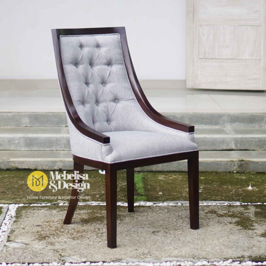 Meja Makan Jati Set 4 Kursi Jok Minimalis Modern