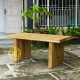 Meja Makan Kayu Jati Solid Minimalis Waterbased