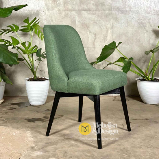 Meja Makan Set 4 Kursi Jok Model Retro Modern Scandinavian